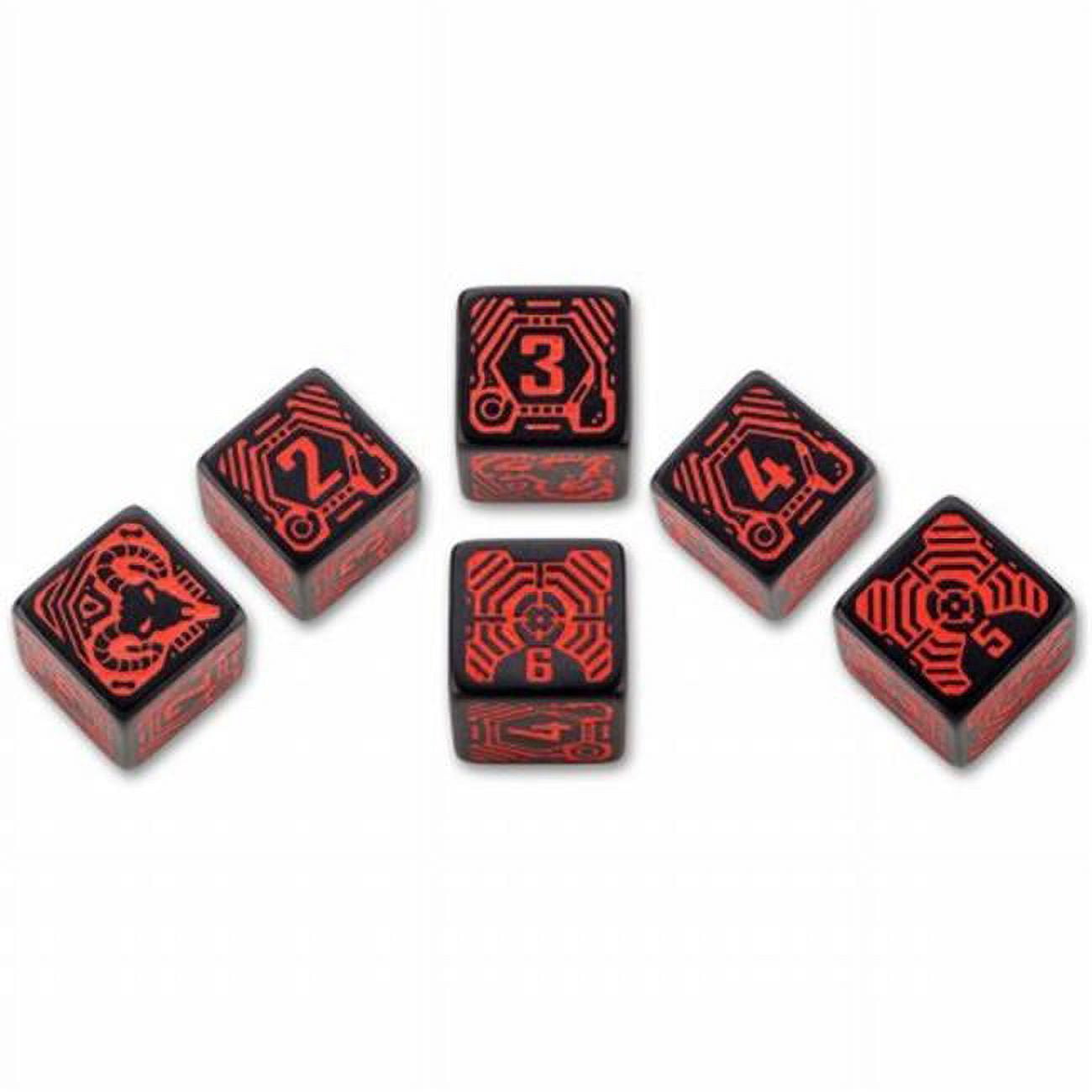 Q-Workshop Würfel-Set „Final Race: Engine Roar“ – 7-teiliges Würfel-Set Für Rennspiele