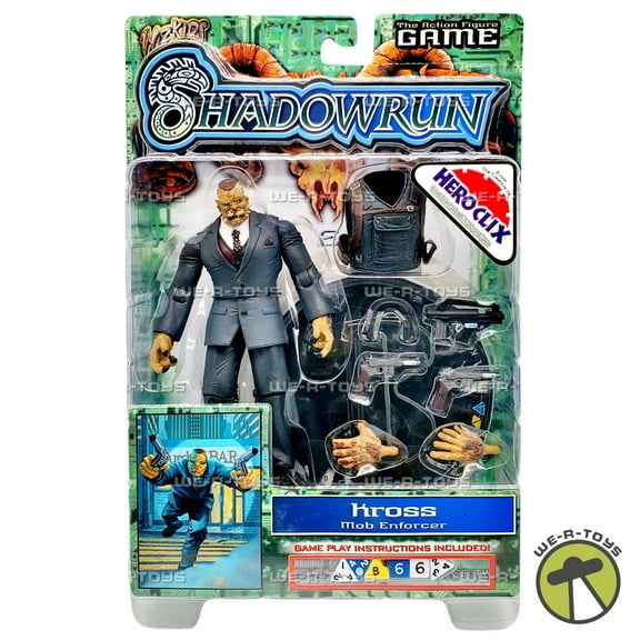 Shadowrun Kross Mob Enforcer Hero Clix Action Figure 2003 WizKids 6411