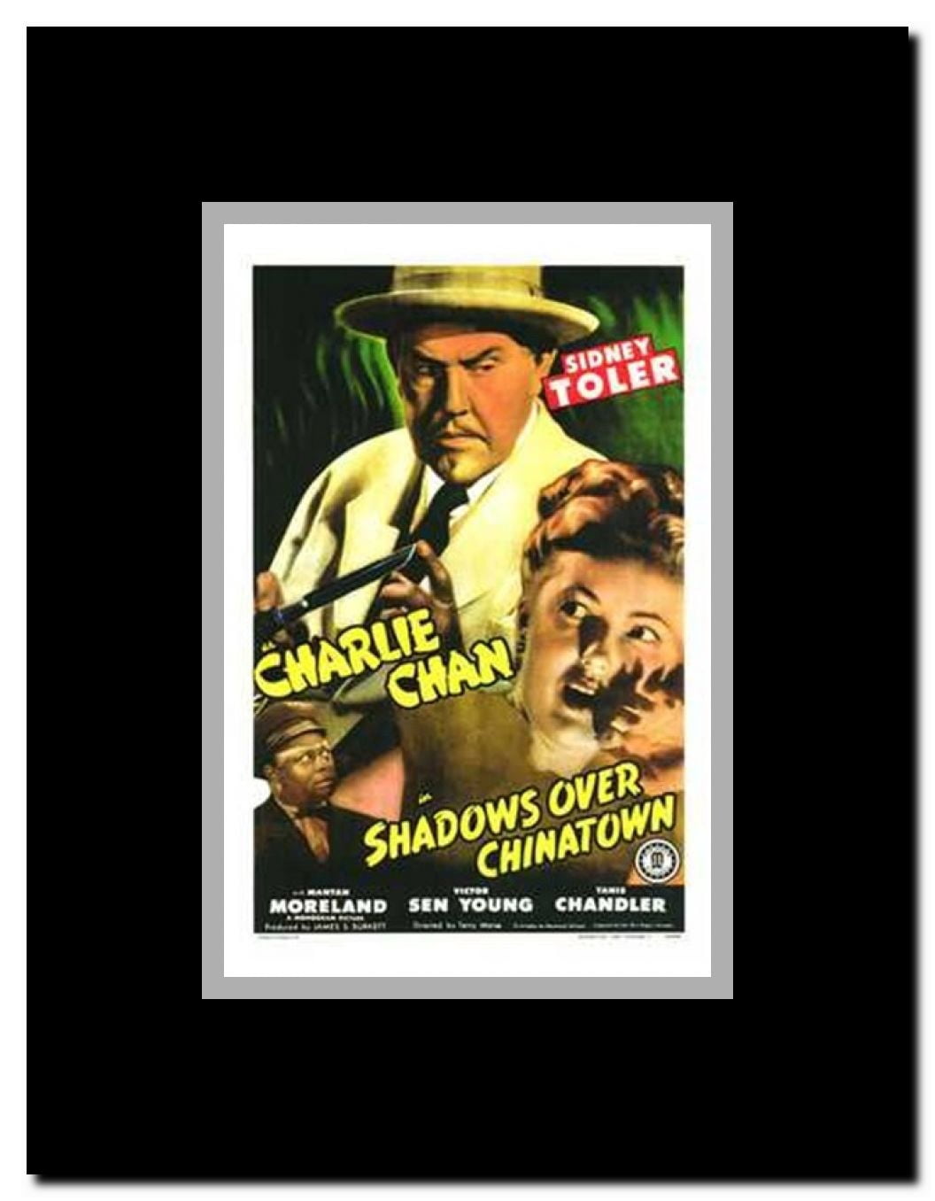 Shadows Over Chinatown Framed Movie Poster