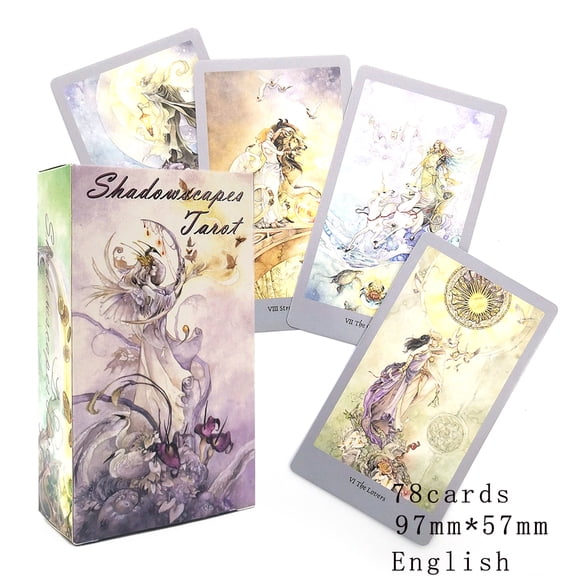Shadows Tarot.78 Cards Set Tarot Cards .Cards For Party Game Deck Mystical Divination Oracle Cards Friend Party Board Game