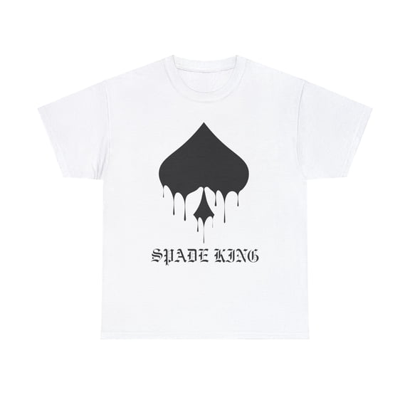 Shadows and Allies Spade King Men's Graphic T-Shirt Unisex Streetwear