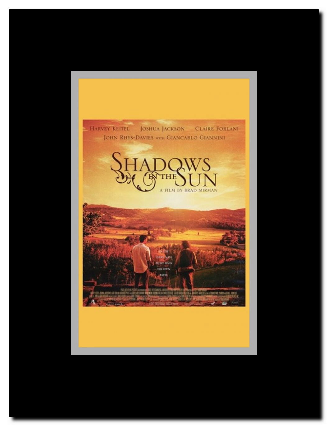 Shadows in the Sun Framed Movie Poster