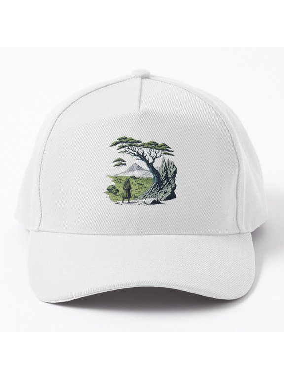 Shadows of the Wall Baseball Hat, Sycamore Gap Chronicle Graphic Design, Classic Cap