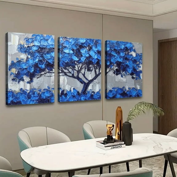 Shadudu A Bold Painting Style of a Solitary _2 Wall Decor for Bathroom Wall Art 16x24in 3pc With Frame Inside 16x24x3pcs