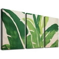 thumbnail image 1 of Shadudu Banana Leaf Triptych Set Modern Wall Decor for Living Room Bedroom Office 12"x16"x3pcs, 1 of 6