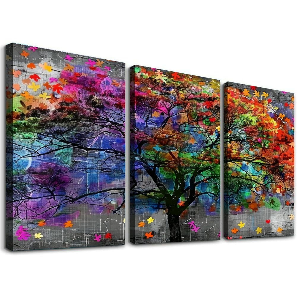 Shadudu Tree of Life Wall-Art - Forest Wall Art - Abstract Canvas