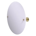 thumbnail image 1 of Shadwell Collection Frameless Round Tilt Mirror with Beveled Edge in Unlacquered Brass, 1 of 2