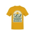 thumbnail image 1 of Shady Business Beach Theme Art Men's T-shirt Gold, 1 of 3