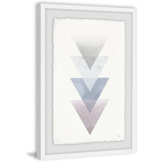 Shady Hues of Color Framed Painting Print