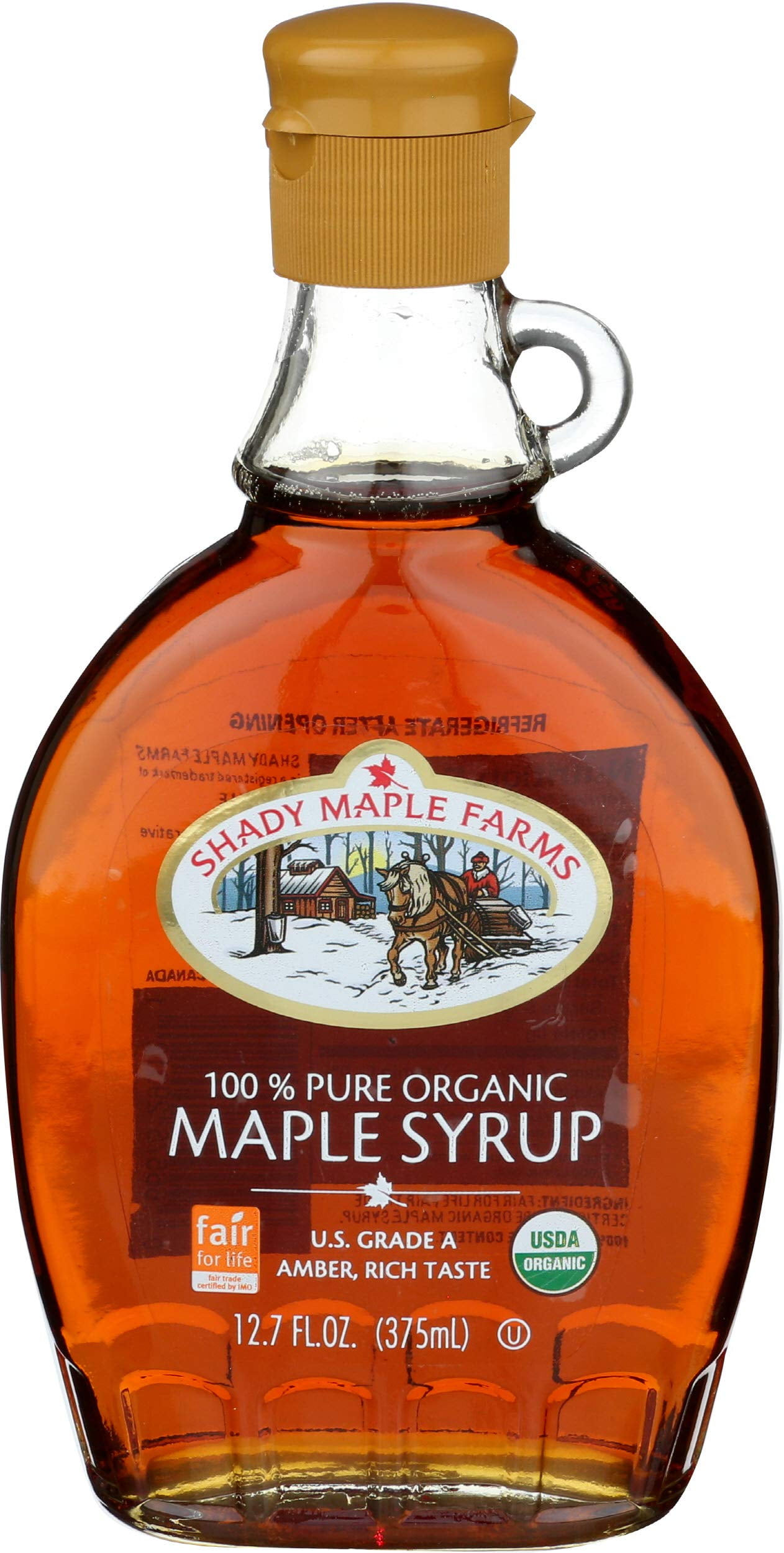 Shady Maple Farm Syrup, Rich Taste Organic, 12.7 oz - Walmart.com