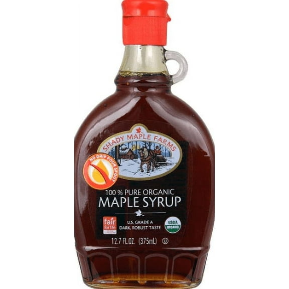 Shady Maple Farms 100% Pure Organic Maple Syrup 12.7 fl oz Pack of 2