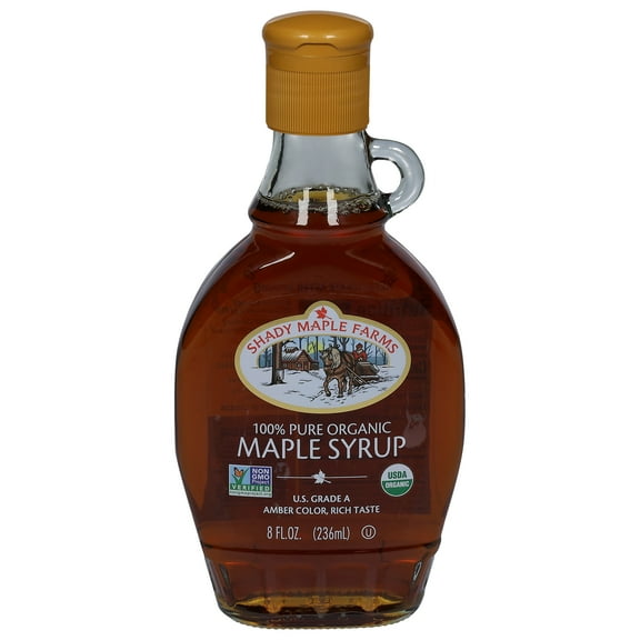 Shady Maple Farms Organic Amber Rich Taste Syrup 8 oz (Pack Of 6)