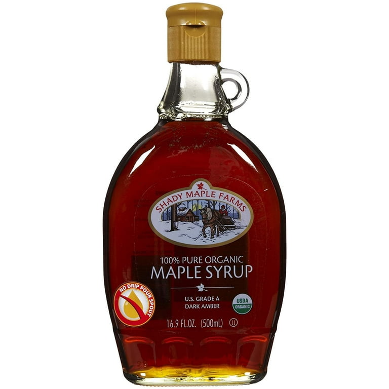 ORGANIC 12 fl. oz.  Maple Syrup Glass Bottle — Marvin's Country Store