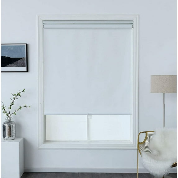 Shady Rest 100% Polyester Maximus Blackout Roller Shade 31x64"Off White Multiple Sizes