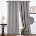 thumbnail image 1 of Shady Rest Asbury 52" x 84" Grommet Magnificent Soft Panel Grey Multiple Sizes, 1 of 9