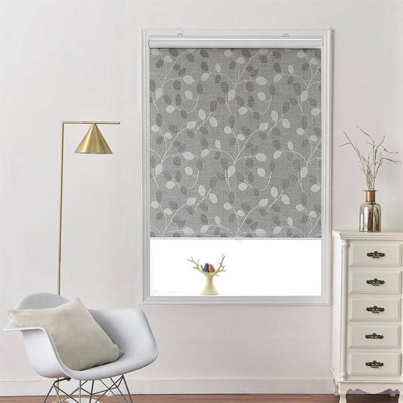 Fresh Start Jacquard Roller 48X72 Grey Multiple Sizes