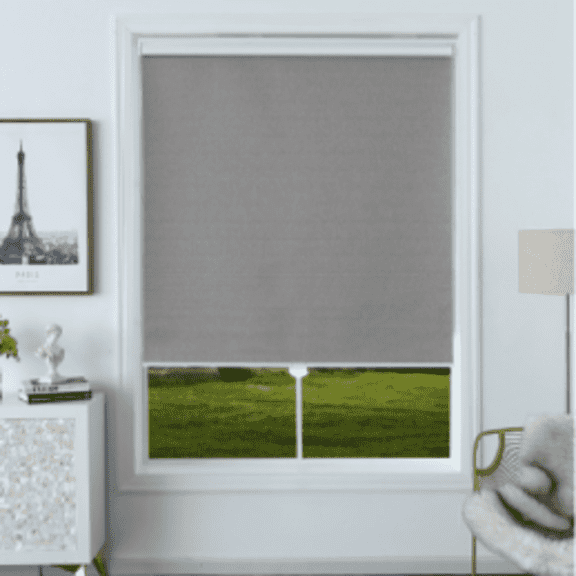 Polyester Hudson Blackout Roller Shade 36x72" Pepper Multiple Sizes