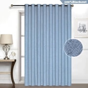 Shady Rest Sunbar 106" x 84" Fabric Lined Grommet 100% Room Darkening Patio Panel Blue Multiple Sizes