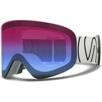 ShadyVEU Snowboard Ski Anti Fog TPU Adjustable 100% UV400 Interchangable Lens Mens Womens Goggles