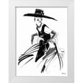 thumbnail image 1 of Shafer-Edwards, Mona 25x32 White Modern Wood Framed Museum Art Print Titled - Anabel, 1 of 4