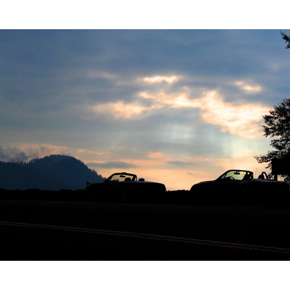 Shaffer Silhouette Glossy Poster
