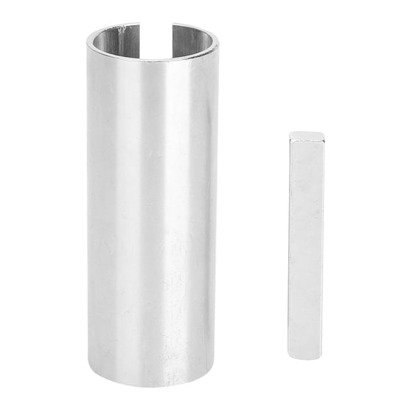 Shaft Adapter Pulley Bore Reducer Sleeve Bushing Sheave Key, 5/8 inch to 3/4 inch x 3 inch / 1.59 cm to 1.91 cm x 7.62 cm Heavy Duty Precision Aluminum Alloy Adapter with Step Key