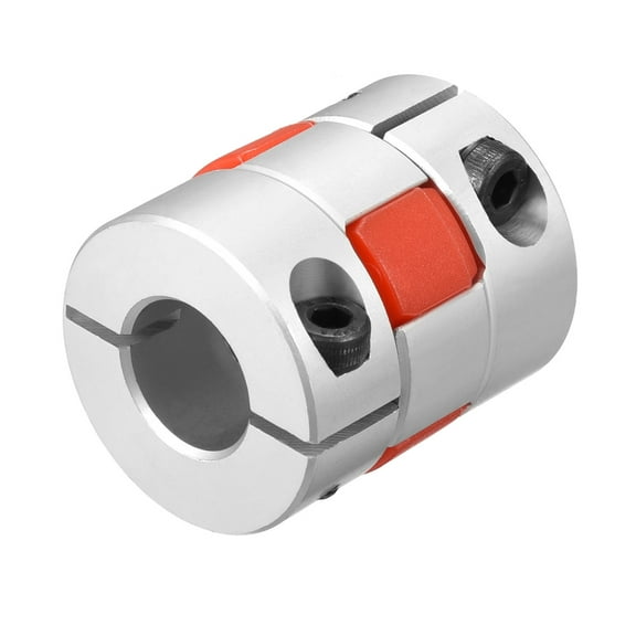 Shaft Coupling 14mm to 15mm Bore L35xD30 Flexible Coupler Joint for Servo Motor