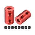 thumbnail image 1 of Shaft Coupling 4mm to 5mm Bore L20xD12 Robot Motor Wheel Rigid Flexible Coupler Connector Red 2 PCS, 1 of 3
