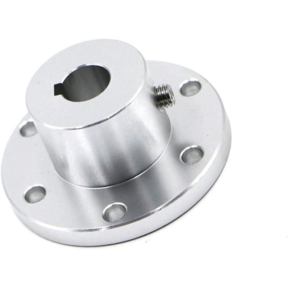 Shaft Couplings Omni Wheel Flange Coupling Aluminum Alloy Diameter 5 6 8 10mm 12 14 15 16 18 mm Keyway Coupling Durable and Precise (Inner Diameter : 12mm Keyway)