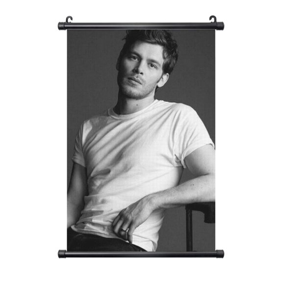 Shaft Hanging Banner Klaus Mikaelson Joseph Morgan Poster Wall Canvas Artwork With Black Frame Scroll Painting 16"x24"