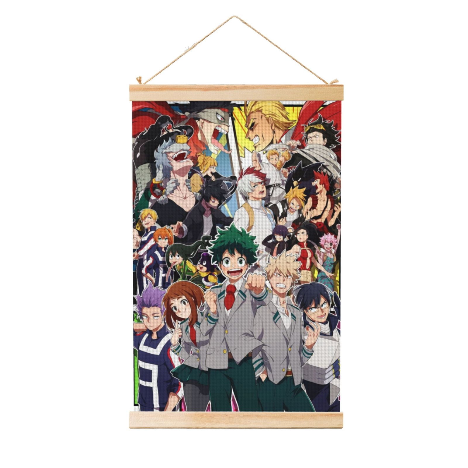 Shaft Hanging Banner My Hero Academia Poster Wall Canvas Artwork With ...
