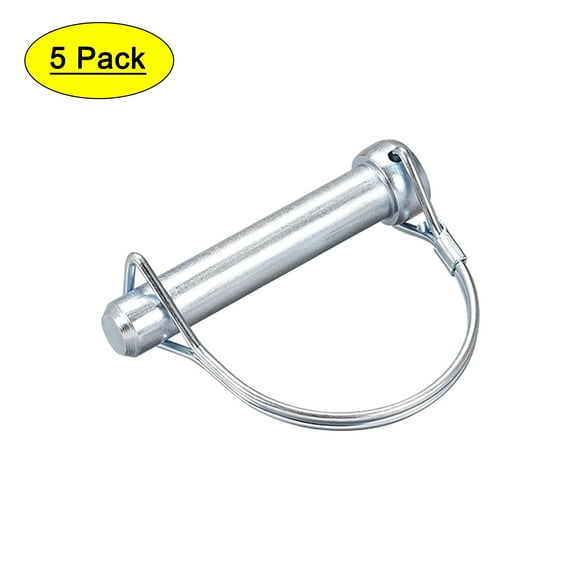 Shaft Locking Pin 12mm x 65mm Coupler Pin for Farm Trailers Wagons Lawn Garden in Arch 5Pcs