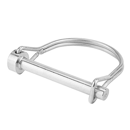 Shaft Locking Pin Coupler Pin 1/4 Inch Diameter 2 inch Long Arch Shapes for Farm Trailers Wagons Lawn Garden Boat RV ()
