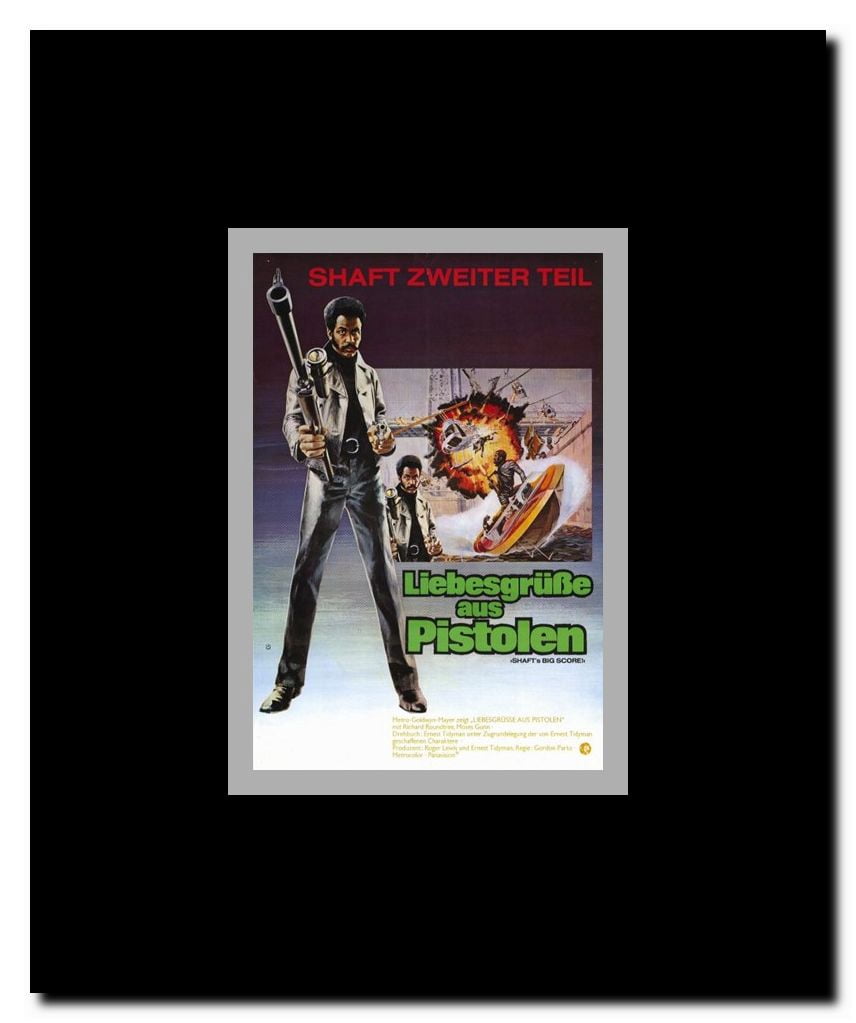 Shaft's Big Score Framed Movie Poster