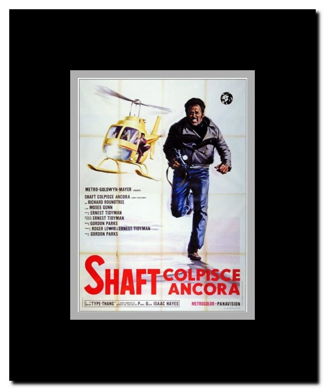 Shaft's Big Score Framed Movie Poster