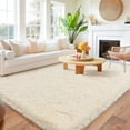 thumbnail image 1 of Shag Area Rug, Soft Fluffy Area Rugs for Living Room Bedroom Decor Carpet, Light Gray, 1 of 9