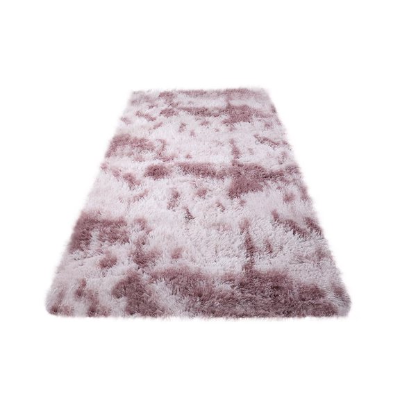 Shag Area Rug, Tie Dye Fuzzy Rug, 23.6 in x 63.0 in 1 Piece, Non Slip Soft Rug for Living Room Bedroom Home Decor