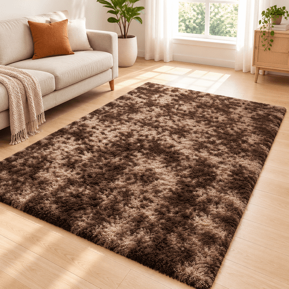 Shag Area Rugs For Bedroom Living Room 6x9ultra Soft Fdorm Indoor ...