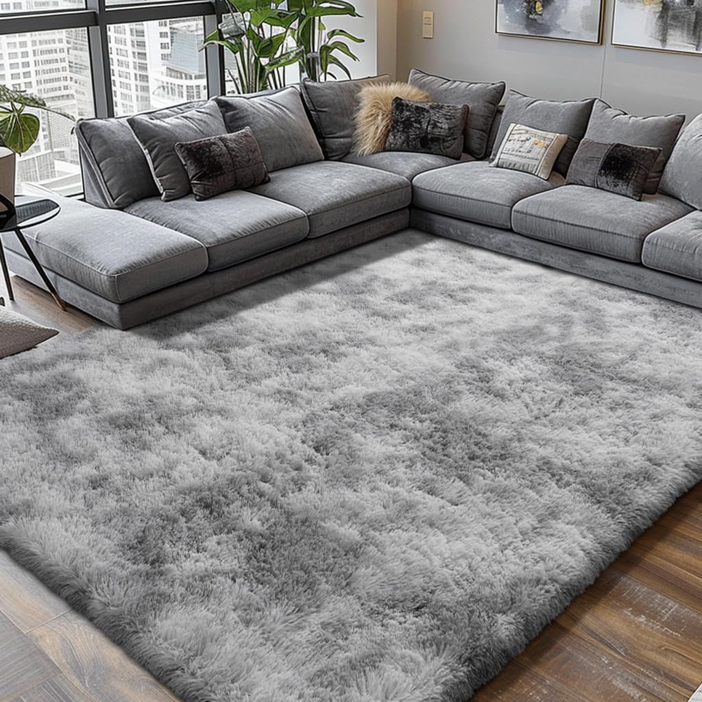 Shag Area Rugs for Bedroom Living Room,4X6 Ultra Soft Fluffy Area Rugs ...