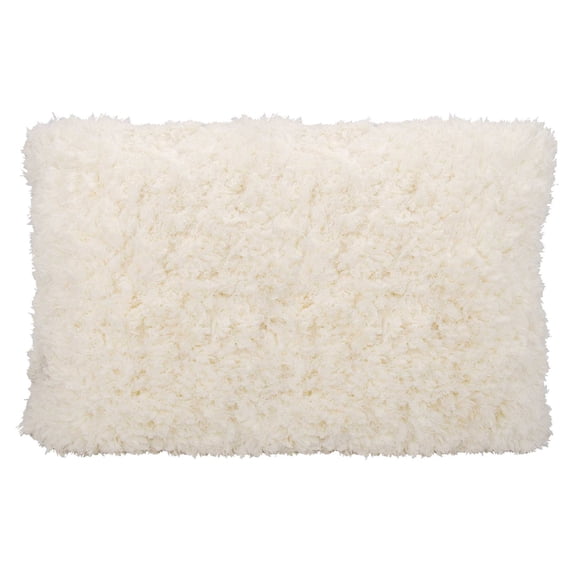 Shag Ivory Feeling Soft Shag Pillow