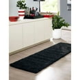thumbnail image 1 of Shag Laurian Collection Area Rug 2'6"x16'5" - Jet Black, 1 of 5