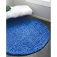 thumbnail image 1 of Shag Laurian Collection Area Rug 6' Round - Periwinkle Blue, 1 of 5
