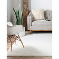 thumbnail image 1 of Shag Laurian Collection Area Rug 6'x9' - Snow White, 1 of 5