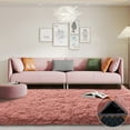 thumbnail image 1 of Shag Living Room Rug 5x7 Blush Pink, Ultra Soft Luxury Shaggy Rugs for Girls Kids Bedroom Nursery, Modern Fluffy Plush Carpet Room Dorm Indoor Home Decor, Upgrade Non-Slip, 1 of 9