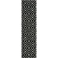 thumbnail image 1 of Shag Olido Collection Area Rug 2'7"x10' - Black-White, 1 of 5