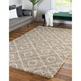 thumbnail image 1 of Shag Olido Collection Area Rug 6'x9' - Light Brown, 1 of 5