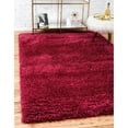 thumbnail image 1 of Shag Pling Collection Area Rug 8'x10' - Lipstick, 1 of 5