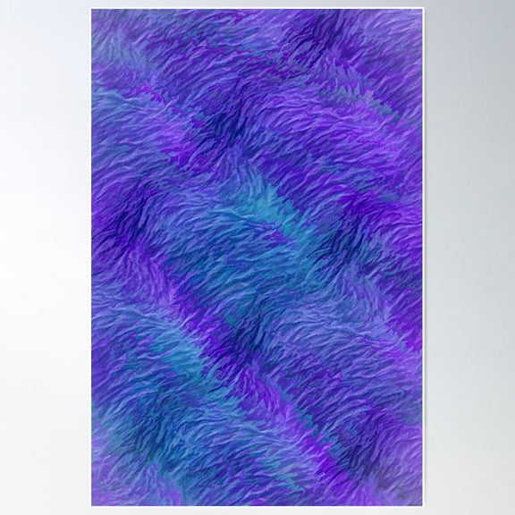 Shag Poster Wall Art, Modern Wall Decor For Living Room Bedroom, 16x24 UNFRAMED