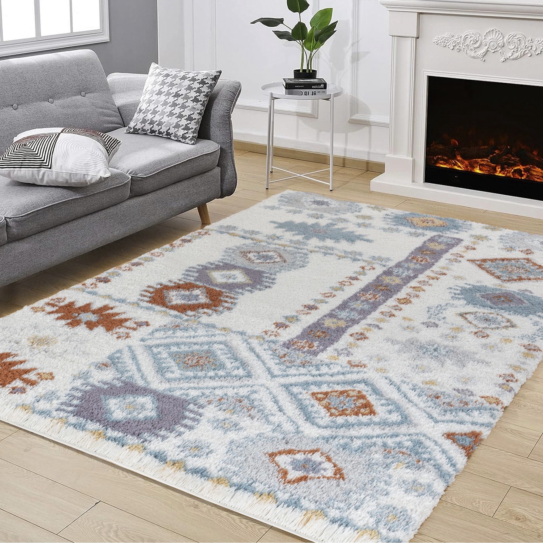 Shagg Rug Back Shag Rug with Jute Backing / Blend of Tradition and Modern Comfort ...