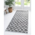 thumbnail image 1 of Shag Shoploni Collection Area Rug 2'7"x10' - Gray, 1 of 5